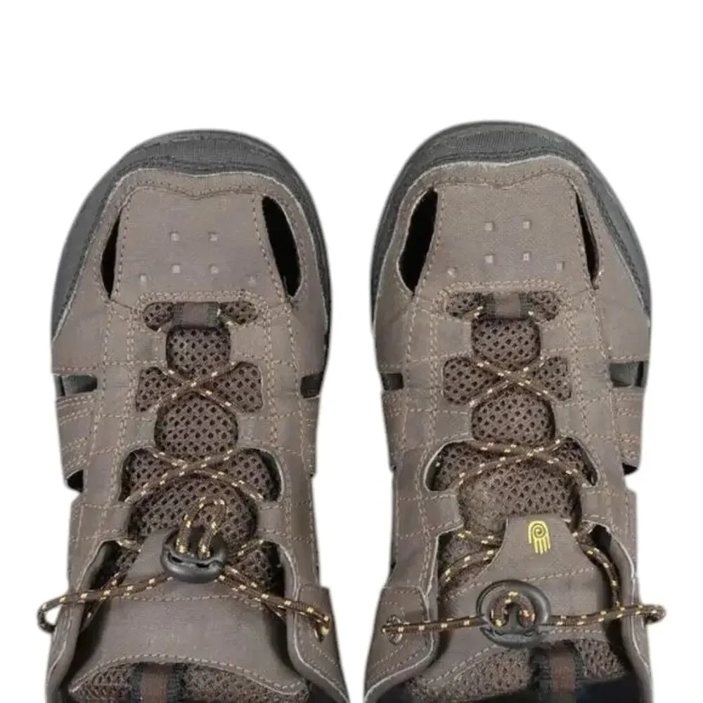 Teva Shoes Men 8 Sandal Fisherman Kitling Slip On Closed Toe Sport Comfort Brown
